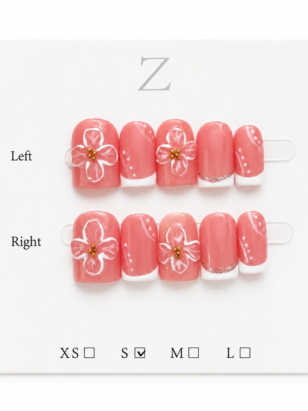 Hand Painted Press On Nails